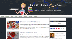 Desktop Screenshot of learnlikeamom.com
